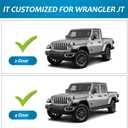 Z8 4PCS Front & Rear Fenders Compatible with 2020-2024 Jeep Wrangler Gladiator JT Sport & Willys, Off-Road Wheel Fender Liner(Not Fit for JT Rubicon/Mojave)