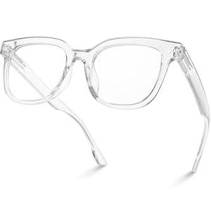 miyya Oversized Blue Light Glasses For Woman, Fashion Glasses, Computer Screen Glasses, Non Prescription Glasses For Women