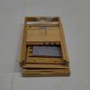 Luxury Bamboo Bathtub Tray - Wooden Expandable Caddy with Book, Tablet, Wine Holder - Gift Idea