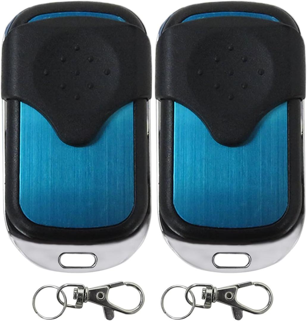 2Pcs Replacement Mini Key Chain Garage Door Opener Remote Compatible for Liftmaster 970LM, 971LM, 972LM, 973LM,974LM Keyless Entry 976LM with Red/Orange Learn Button