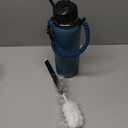 Insulated Water Bottle | Thickened Stainless Steel Vacuum Metal | Portable Sports Water Jug for Gym and Hiking with Straw, Carrier Bag, Handle Strap | BPA-Free 40 oz (Indigo)