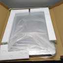 LOAAO 20X28 Inch Black Metal Framed Bathroom Mirror for Wall, Matte Black Bathroom Vanity Mirror Farmhouse, Anti-Rust, Hangs Horizontally or Vertically