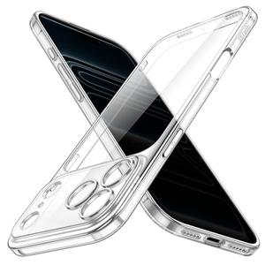 JETech Slim Case for iPhone 17 Pro 6.3-Inch with Camera Lens Full Protection, Ultra-Thin Lightweight Clear Minimalist Protective Phone Cover (Clear)