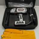 Purplemaple Portable Hand held Welding Machine for Metal, 20-120A 110V Electric Welding Machine with IGBT Inverter 5 Variable Current Adjustment, ARC Welder Gun, With 20 Pcs 3/32" Wire Rods (gray)