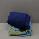 4 Pcs Fleece 30" x 40" 3D Fluffy Baby Blanket for Boys Nursery Little Girl Infant or Newborn Receiving Swaddling Blankets(Blue,Green)