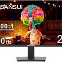 SANSUI Monitor 24 inch 100Hz Computer Monitor丨FHD 1080P PC Monitor丨HDMI丨FreeSync丨HDR丨Earphone Jack丨 Ergonomic Tilt for Home and Office