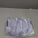 Disposable Enema Bag Set with 1500 ml Enema Bag, 60 Inches Tubing, Clamp for Colon Cleansing (Pack of 4)