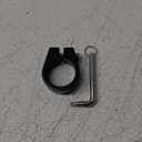 ONIPAX Anti-Theft Bicycle Seat Post Clamp Aluminum Alloy 31.8MM/34.9MM Black