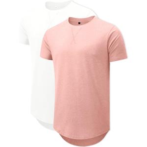Comdecevis Mens Casual T-Shirts Short Sleeve Curved Hem Hipster Tees | Hip hop longline shirts, Cotton Blend, Soft & stretchy, Regular fit tshirt, Beach & streetwear, Business work & workout (S)