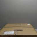 VOLISUN Low Profile Ceiling Fans with Lights and Remote, 23.6in Flush Mount Ceiling Fans with Light, 3000K-6500K Dimmable Fandelier LED Fan Light, Bladeless Ceiling Fan with Lights for Bedroom(Black)