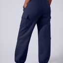 Aleumdr Womens Sweatpants Cargo Joggers Baggy Sweat Fall Pants Athletic Cotton Fleece Lined Casual Pants with Pockets (M)