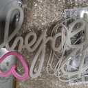 Oh Baby LED Neon Sign with Heart, USB Powered Dimmable Decorative Neon Light for Home Bedroom Living Room Baby Shower Party Gift Wall Table Decor 16.9 x 8.3 In, 5 inches x 10 inches