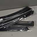 in-Channel Rain Guards for 2022-2026 Toyota Tundra CREWMAX ONLY, Window Visor Shields Vent Deflector Shade Wind Dark Smoke 2023 2024 22 23 24 25, Tape-On Inside-Mount, 4PCS