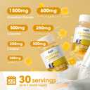 Sugar-Free Bovine Colostrum Supplement Gummies,Grass-Fed Colostrum for Women &Men, Gut Health, Immunity, Cognitive, Orange Flavor 120 Gummies with 40% IgG (60 Count (Pack of 2))