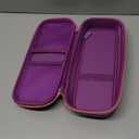 Stethoscope Case Compatible with 3M Littmann Classic III Monitoring/Lightweight II S.E/Cardiology IV Diagnostic/MDF Acoustica Stethoscopes, Extra Pocket for Doctor & Nurse Accessories (Dark Purple)