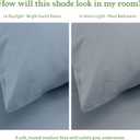 California Design Den 100% Organic Cotton Standard/Queen Pillow Cases 2, Soft Percale Weave Cotton Cooling Pillowcases (Blue Hydrangea)