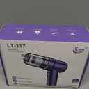 KMM Handheld Car Vacuum Cleaner, 11000PA Vacuum Cleaner & Air Duster, 120W High Power Vacuum Portable Cordless, Hand Held Vacuum Rechargeable with Multi-Nozzles & LED Light for Home, Car, Office , Purple 
