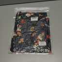 Poetsky Black Tops for Women Lace Boho Floral Sexy Long Sleeve Shirts Mesh Sheer Going Out Tops Fall Clothes XXL  