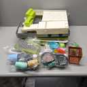 Kids Play Kitchen Set, Toddler Kitchen Playset with Sound & Light, Cooking Stove with Steam, Play Sink, Play Food Toy and Kitchen Accessories, Kitchen Toy for Kids Girls Boys (31.5 * 22 * 8.6in) (Green)