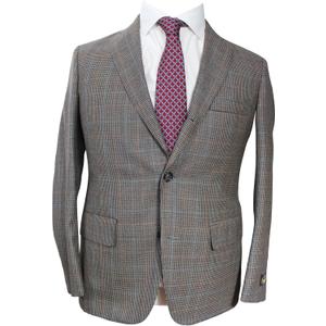 Brooks Brothers "Own Make Multicolroed Glen Plaid Luxury Suit Size 38 Short Navy, 38S/W32 Brooks Brothers "Own Make Multicolroed Glen Plaid Luxury Suit Size 38 Short Navy, 38S/W32