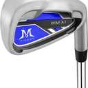 MAZEL WM-X1/2 Individual Men Golf Club, Right, 2022 Model, Steel, Silver, Stiff, Pitching Wedge