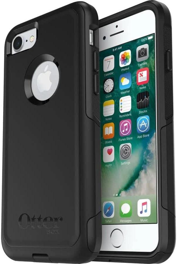 OtterBox Commuter Series Case for iPhone SE (3rd & 2nd gen) & iPhone 8/7 (Only) - Non-Retail Packaging - (Black)