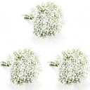 30 Pcs Baby's Breath Artificial Flowers Faux Gypsophila Bouquet DIY Floral Bouquets Arrangement for Wedding Centerpieces and Decorations