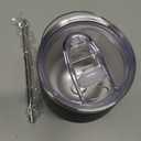 MEZMUT 12 Oz Insulated Wine Tumbler with Lid Double Wall Vacuum Stainless Steel Wine Glass Coffee Mug Insulated Tumbler Cup for Champaign, Cocktail, Beer (Navy, 1 Pack)