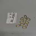 Carabiner Metal Spring Key Ring, 10 PCS Spring Keyring Buckle, Oval Ring for Bags