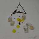 X-PREK 23" Bees Wind Chimes for Outside, Unique Stained Glass Wind Chimes Garden Decor, Windchimes Outdoors Suncatcher Gift for Women, Mom, Grandma, Unisex