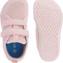 WHITIN Toddler/Little/Big/Kid Wide Barefoot Shoes | Boys/Girls Minimalist Sneakers | Splay Naturally | Lightweight (Pink)