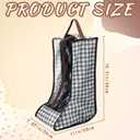 Shinylin 8 Pack Boot Storage Bag Portable Dust Proof Boot Bags for Cowboy Boots for Travel Long Tube Shoes Bags Women Men Tall Shoe with Handle for Home Travel (Tall)