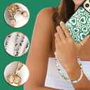 Crystal Phone Strap Crossbody and Wrist Lanyard, Anti Theft Layered & Wrist Strap Cell Phone Neck for Women