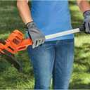 BLACK+DECKER Weed Wacker with Auto Feed, 14-Inch 2 in 1 String Trimmer Lawn Edger, Powerful 6.5-Amp Lightweight Electric Weed Eater (BESTA510)