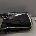 HABUTWAY Camping Cot, Portable Camping Cot for Adult, 28" Wide Sleeping Cot Max Load 600LBS with Thick Mattress and Carry Bag, Portable Camping Bed for Outdoor Camping/Office, Home Nap (Black+grey)