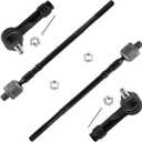 4Pcs Front Inner & Outer Tie Rod End Driver & Passenger Side EV427 ES3438 ES3407 for Nissan Altima 2002 2003 2004 2005 2006,for Nissan Maxima 2004 2005 2006 2007 2008