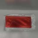 Bevinsee Foot Rest Pedal Cover Compatible with Audi A3 8V Left Hand Drive Compatible with VW Golf MK7 MK8 Aluminum Red