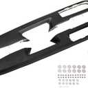 80994 Front Driver & Passenger Side Armrest Repair Compatible with Chevy Silverado Suburban Tahoe Avalanche Sierra Yukon 2010-2014 with Door Release Handle Above Armrest, Black 27 inch