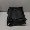 3 in 1 Wagons Carts Foldable with 360LBS Capacity, 120L Heavy Duty Collapsible Wagon, Utility Wagon Cart with Wheels for Grocery, Camping, Shopping, Beach, Garden Black