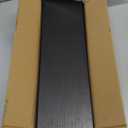 Belt Organizer, 7 Compartments Belt Organizer for Closet and Drawer, Belt Holder Case for Tie and Belt, Bamboo Storage Box for Men and Women (Black, 7)