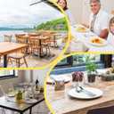 Linen Textured Rectangle Tablecloth, Waterproof & Stain Resistant Fabric Table Cloth, Wrinkle Free Linen Dining Decorative Farmhouse Table Cover for Dining/Buffet/Wedding, 52 x 70 Inch, Sage Green