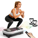 AXV Vibration Plate Fitness Platform Exercise Machine Vibrating Shaking Full Body Shaker Workout Vibrate Stand Shake Board Sport for Weight Loss Fat Burner for Gym Home Office