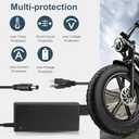 SGS Certified 42V 2A Universal Scooter Charger with 7 Connections, 7 in 1 Compatible with Jetson Bike Electric Scooter, Electric Scooter Charger for 36V 10S Li-ion Battery.