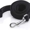 Nylon Dog Leash 12 Feet Long, Walking Training Dog Leashes for Medium Large Dogs(1" X 12 ft, Black)