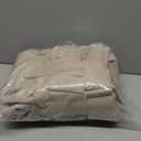 Vision Home Sand Pinch Pleated Full Blackout Curtains Linen Blended Room Darkening Window Curtains 95 inch for Living Room Bedroom Thermal Insulated Pinch Pleat Drapes with Hooks 2 Panel 40" Wx95 L