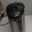 NutriChef 5.2 Qt Electric Water Kettle, Portable, Quick Heating, 5 Liter Digital Kettle with 5 Temperature Settings, Safety Lock, Stainless Steel, 3 Dispensing Options, 8.46" x 11.2" x 16.5"