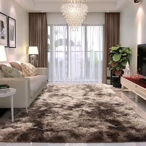 Awaytail Brown Area Rugs 9x12' Living Room - Super Soft Fluffy Rug Non Slip Large 9' by 12' Area Rug for Bedroom Washable