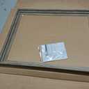 MCS Canvas Float Frames 16x20 Frame, Gray Woodgrain Finish Frame for Finished Canvases, Vertical & Horizontal Wall Hanging Large with Adhesive for Canvas Paintings (1-Pack)
