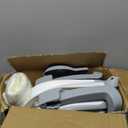 MoreFeel Collapsible Baby Bathtub for Newborn with Thermometer & 1 Hooded Towel & 1 Soft Floating Cushion,Portable Travel Bathtub with Drain Hole, Durable Foldable Baby Tubs for Infants to Toddler (Grey)