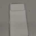 JJGoo Compatible with iPhone 17 Pro Max Case Clear, Soft Transparent TPU Bumper Cover, Slim Thin Shockproof Phone Cases, Clear